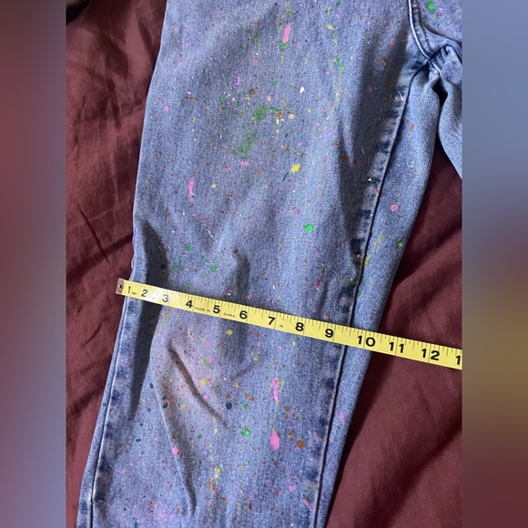 1980’s Vintage Bill Blass Petite paint speckled Mom Jeans! *Approx* size 29P - Picture 15 of 16